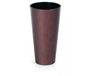 Urbn-Living Tubus 20Cm Width Set Of 1 Slim Corten Steel Flower Pot Tall