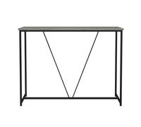 Urbn-Living Urbnliving 100Cm Width Ash Grey Wooden Console Table Living Room Slim Display Shelf Hallway Entryway Furniture