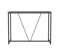 Urbn-Living Urbnliving 100Cm Width Cool Grey Wooden Console Table Living Room Slim Display Shelf Hallway Entryway Furniture