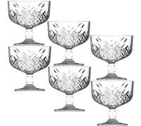 Urbn-Living Urbnliving 10Cm Height 6Pcs Footed Ice Cream Sundae Dessert Glasses Cup Dish Bowl Fruit Cocktail Set