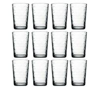 Urbn-Living Urbnliving 10Cm Height Modern Clear Drinking Glass Set Of 12
