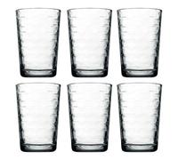 Urbn-Living Urbnliving 10Cm Height Modern Clear Drinking Glass Set Of 6