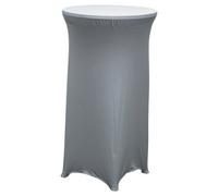 Urbn-Living Urbnliving 110X80Cm White Tretch Table Cover Fitted Spandex Skirt Tablecloth