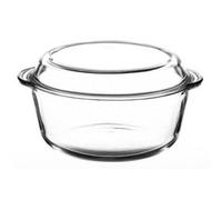 Urbn-Living Urbnliving 11Cm Height Glass Round Large Casserole Dish Pot
