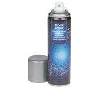 Urbn-Living Urbnliving 150Ml Silver Decorative Lacquer Airbrush Bottle Festive Craft Metallic Colour Decor