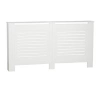 Urbn-Living Urbnliving 152Cm Width Large White Modern Wooden Radiator Cover Mdf Grill Shelf Cabinet Furniture