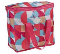 Urbn-Living Urbnliving 16L Retro Large Soft Pink Cooler Bag Picnic Camping Food Ice Drink Lunch