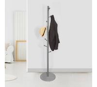 Urbn-Living Urbnliving 174Cm Height Coat Rack Tree Branch Hanger Stand Multi Hooks Hallway Freestanding W/ Mdf Base, Grey