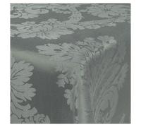 Urbn-Living Urbnliving 180X130Cm Damask Floral Jacquard Tablecloths Light Grey Rectangle Oblong Table Cloth Tableware Dining
