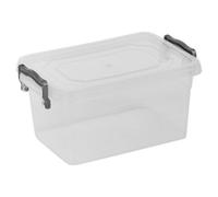 Urbn-Living Urbnliving 1L Food Safe Storage Boxes With Lids Handles Clip Clear Plastic