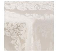 Urbn-Living Urbnliving 220X150Cm Damask Floral Jacquard Tablecloths Beige Rectangle Oblong Table Cloth Tableware Dining