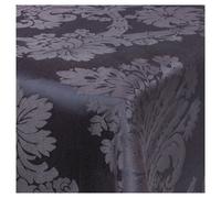 Urbn-Living Urbnliving 220X150Cm Damask Floral Jacquard Tablecloths Grey Rectangle Oblong Table Cloth Tableware Dining