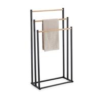 Urbn-Living Urbnliving 3 Tier Freestanding Towel Rack Bathroom Stand Holder Floor Drying Bar - Bamboo