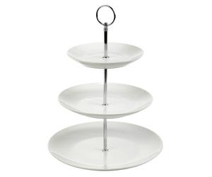 Urbn-Living Urbnliving - 3 Tier White Round Cake Stand