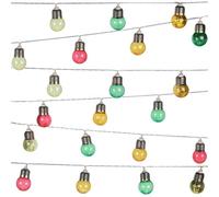 Urbn-Living Urbnliving 30 Pcs Multi Coloured Led Bulbs Christmas Party Lighting String Lights For Home Decoration