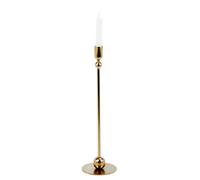 Urbn-Living Urbnliving 33Cm Tall Gold Metal Iron Taper Candle Stick Holder Dinner Table Wedding Party Decor