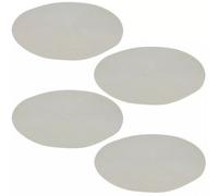 Urbn-Living Urbnliving 38Cm Diameter 4 Pcs White Woven Table Placemats Dining Tableware