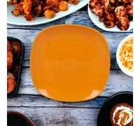 Urbn-Living Urbnliving 3Cm Height Orange 6 Plastic Side Plates