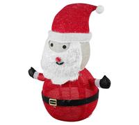Urbn-Living Urbnliving 68Cm Collapsible Led Light Up Christmas Decoration With Timer Foldable Festive Holiday Display - Santa