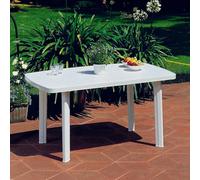 Urbn-Living Urbnliving 72Cm Height Large Rectangle Collapsible Garden Table Plastic Patio Deck Furniture Outdoor