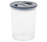 URBNLIVING Plastic Airtight Containers Food Storage Reusable Stackable Dark Grey, 850ml