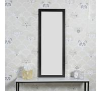 Urbn-Living Urbnliving 97Cm Height Large Black Wooden Frame Wall Hanging Mirror