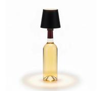 Urbn-Living Urbnliving Black Bottle Light Lamp Usb Rechargeable Led Dimmable Touch Wireless Wine Bar Shade