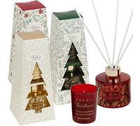 Urbn-Living Urbnliving Combo Pack Of 80Ml Reed Diffuser Christmas Tree Box Gift Home Aromatherapy Fragrance Set