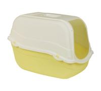 Urbn-Living Urbnliving Extra Large Enclosed Cat Litter Yellow Bottom Tray Filter Box Hooded Large Scoop Toilet Potty