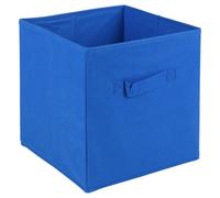 Urbn-Living Urbnliving Height 27Cm Collapsible Dark Blue Cube Large Storage Boxes Kids Toys Carry Handles Basket Bits Bobs Organise