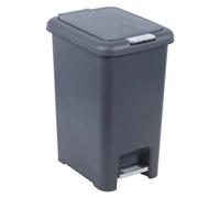 Urbn-Living Urbnliving Plastic Pedal Bin For Kitchen Easy Open Waste Dustbin Black - 45L