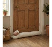 Urbn-Living Urbnliving Soft Sheep Lamb Door Draught Excluder 90Cm, Animal Design Wind Draft Guard For Doors, Windows And Home Decoration