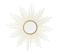 Urbn-Living Urbnliving - Sun Shape Gold Metal Mirror