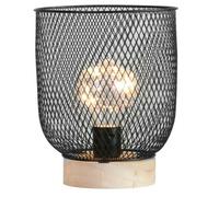 Urbn-Living Vase Metal Table Lamp Wood Base With 8 Led