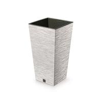 Urbn-Living White - 200mm Furu Eco Square Tall Planter