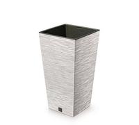 Urbn-Living White - 240mm Furu Eco Square Tall Planter