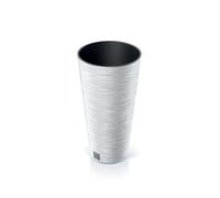 Urbn-Living White - 300mm Furu Tall Round Plant Pot