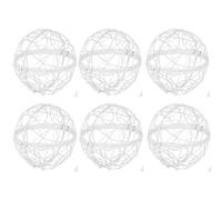 Urbn-Living White - 6-Pcs Metal Mesh Bridesmaid Ball Hanger