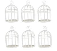 Urbn-Living White - 6-Pcs Metal Mesh Bridesmaid Birdcage With Door