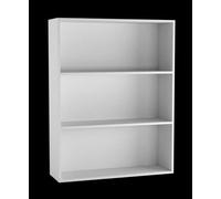 Urbn-Living White - Wide 3-Tier Shelf Wooden Bookcase