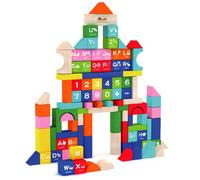Urbn-Living Wooden Building Blocks 100-Piece Set