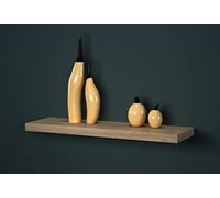 Urbn-Living Wooden Floating Wall Mount Shelves Display Unit (1 x 80cm, Oak)