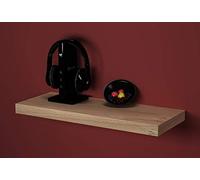 Urbn-Living Wooden Floating Wall Mount Shelves Display Unit (2 x 60cm, Oak)