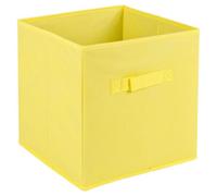 Urbn-Living Yellow - Medium Collapsible Cube Storage Boxes With Carry Handles Set Of 3