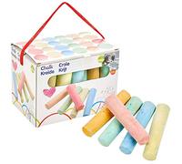 URBN-TOYS 24 Piece Coloured Chalk Set Pavement Blackboard Sidewalk Children's Gift Pub In Box