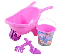 URBN-TOYS 4 Piece Wheelbarrow Beach Set Unicorn