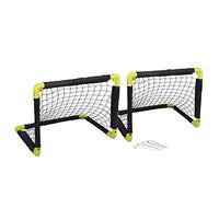 URBN-TOYS Folding Portable Kids Childrens Soccer Football Goals Post Net, Indoor Outdoor Garden Training Toy, Available in 2 Sizes (2, Large (90 x 59 x 61 cm))
