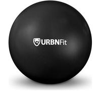 URBNFit Exercise Gym Ball (Multiple Sizes And Colors) For Stability & Yoga - Workout Guide Included & Quick Pump Included - Anti Burst Professional Quality Design (Mini Black, Mini Ball (9in))