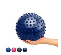 URBNFit Pilates Ball - Small, Soft, 9 Inch Exercise Balls for Yoga, Barre and Physical Therapy w/ Inflation Straw & Workout Guide - Colour