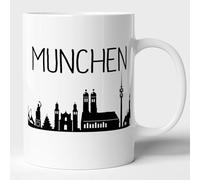 UrbnLine Coffee Mug Munich Skyline Print in Germany